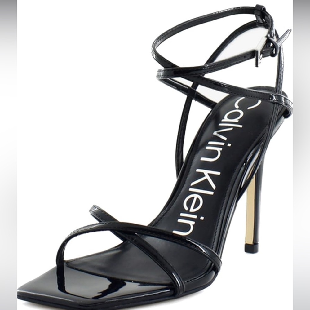 Calvin Klein Tegin Black Heeled Sandal